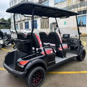 Borcart Factory Price OEM Custom ET Series Low-noise Quiet Operation 4 Seater Lithium Battery Electric Golf Cart for Golf Course