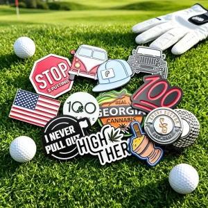 Breakfast Funny Permanent Marker Golf Divot Tool Ball Marker Sublimation Metal Golf Divot Tool Accessory Pickleball Customised
