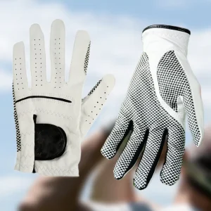 Breathable Cabretta Sheepskin Golf Gloves Ultimate Soft & Comfortable Men’s Golfing Gear with Custom Logo