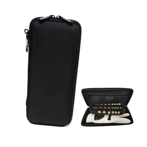 Breathable EVA Golf Glove Holder Case with Small Vent Holes Portable Golf Accessories Organizer Pouch Golf Glove Carry Bag