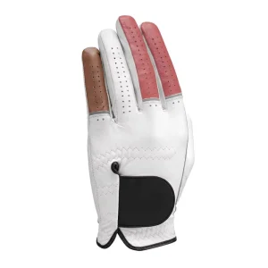 Breathable Finger Hole Closure Premium Leather Soft Comfortable Durable Wear Resistant Golf Sports Gloves