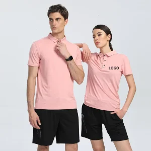 Breathable Men’s Golf Polo Shirt Custom Casual Workout Running Gym Fitness T Shirt Solid Outdoor Sports Wear Clothes