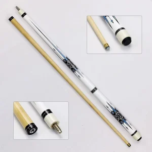 Budget Entry Level 1 2 Pool Snooker Cue Maple Shaft 10 11.5mm Tip Cost effective 57” Billiard Cue for Hall Club