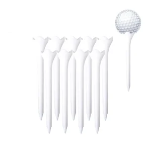 Bulk Custom Logo Durable Lightweight Golf Tees 4 Claw Plastic in 39 70 83mm Sizes