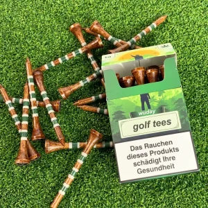 Bulk Custom Printed Logo Durable Wood Tees 2 3/4 Inch Golf Accessories Natural Wood Bamboo Golf Tees