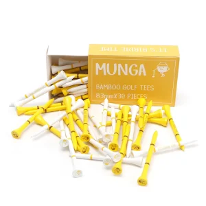 Bulk High Quality Bamboo Golf Tees 2 3 4 Inches Lengths Wooden Golf Tees