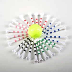 Bulk High Quality Custom Logo 83mm Plastic Golf Tees in Different Colors Durable Features