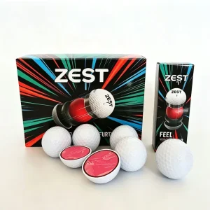 Bulk in Stock Tour Response Custom Print Logo and Package High Performance 3 Layer Soft Surlyn Tournament Golf Balls