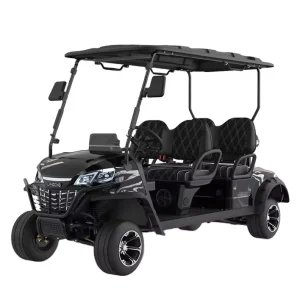CE Certificate Low Speed 48V AC Motors 4 Wheeled Electric Golf Carts Lifted