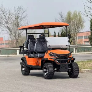 CE Certification 6 seats Electric Off road Golf Cart Modified Multifunctional Camping Vehicle Customized 48V 60V 72V Battery
