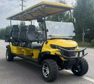 CE Certified 8-Seater Electric Off-Road Golf Cart with Customizable Lithium Batteries for Club Use and City Shopping