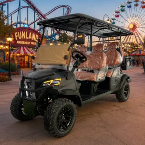 CE Certified Luxury Electric 72V 4WD Lithium-Battery Golf Cart (5-6 Seater) 30-50Km/h 90km Range Top Seller