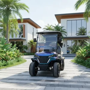 CE Dot Certified 48V Lithium Battery Electric Golf Cart 2 Seater Street Legal 50km h Speed 70 90km Range Seniors Friendly Buggy
