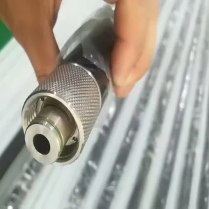 CNC Threaded Carbon Fibre Tube Telescopic Pole Pipe Water Fed Pole Square Tube Connector Carbon Fiber Ski Window Cleaning Pole