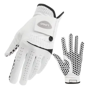 Cabretta Leather Golf Glove Left Hand Golf Gloves Custom Printed Women’s Golf Gloves