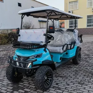 California Street Legal Golf Cart Electric Custom Golf Carts with 72v Lithium 50km Range Truck Body CE Certified