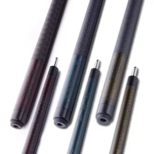 Carbon Fiber Billiard Cue Butt with Stainless Steel 3D Embossed 3K Carbon OEM Available Carbon Fiber Pool Cue