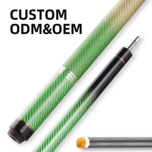 Carbon Fiber Break Cue New Design with Stainless Steel Slow 8 Joints for Billiard Games Pool Cue 11.8 12.5Tip Size