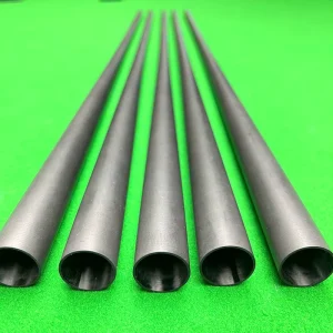 Carbon Fiber Center Joint Pool Cue Shaft Blanks with Stainless Steel Joint 1 2 Split Design 11.8 12.4mm Tip Size