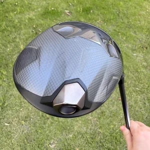 Carbon Fiber Golf Driver Adjustable Weight Head Men’s Distance Swoop Golf Club for Tee Off