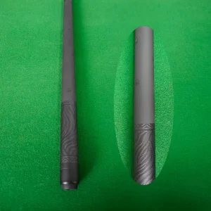Carbon Fiber Pool Cue Billiard Stick 11.8 12.5mm Tip Professional Low Deflection with Floating 3D Printing Butt