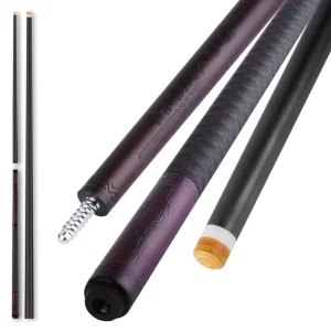 Carbon Fiber Pool Cue Professional Jump Break Stick with Stainless Steel 8 Joint 1 2 Piece Snooker Billiard Cue