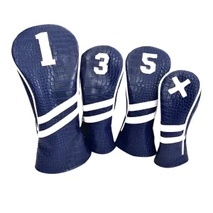 Chengsheng OEM Custom Logo Leather Golf Club Headcovers for Woods