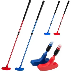 Children’s Junior Telescopic Mini Golf Putter Practical Rubber Head Golf Clubs Chipper Type