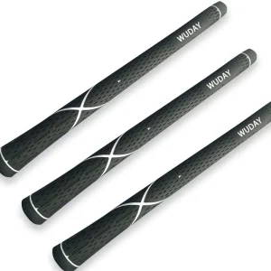 China Golf Grip Manufacturer Custom Standard Size Non-slip Rubber Golf Club Grips With Logo Design