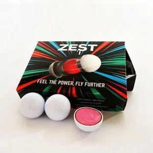 China Manufacturer Bulk 3 Layer Surlyn Custom Pantone Color Logo and Packaging Tournament Golf Balls