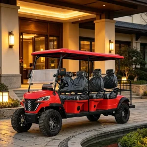 China Supplier 7.5kW Motor High Torque 6 Seat Electric Golf Cart for Heavy Duty