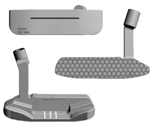 China manufacturer OEM Right Hand Golf Club Putter Stainless Steel Putter for Golf Training Equipment Iron Putter Club Head