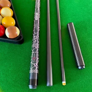 China’s High-end Factories 57-58.5INCH 8-Joint Center Joint Carbon Fiber Stainless Steel Customized Logo Pool Cue OEM/ODM