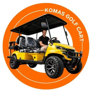 Chinese Supplier Electric Golf Cart 6 Seater 48V 60V 70V Lithium Battery 3.5kw AC Motor Scooter Golf Car