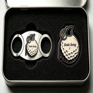 Cigar Cutter Custom Logo Lighter For L9Go Custom Cigar Cutter Lighter With Stand Cutter Set Golf Ball Marker