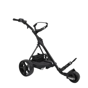 Classic Black 3 Wheel Aluminum Chassis Noiseless Motor Electric Golf Bag Trolley with Lithium Battery