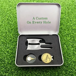 Classic Customized Manufacturing All Metal China Suppliers Golf Ball Marker Set