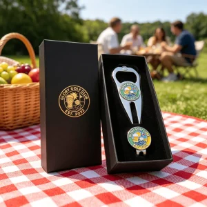 Classic Customized Manufacturing Metal China Supplier Ball Marker Set Hat Clip Blank