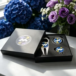 Classic Customized Manufacturing Metal China Supplier Golf Ball Marker Gift Set