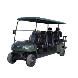 Classic Electric Golf Cart for Families and Friends 4-8 Seater with Plastic Body and Dashboard for Hunting and Club Use