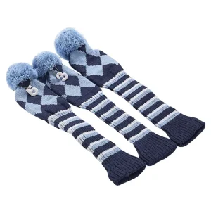 Classic Golf Club Head Knitted Cover Fashion Acrylic with Fair Ball for Sport Accessories
