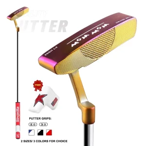Classic Golf Putter Blade Putter 35″ Length with Premium Leather Putter Grip