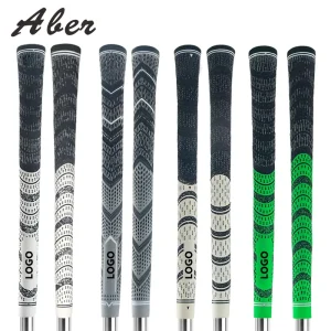 Classic Midsize Golf Grips OEM Non Slip Cotton Rubber Club Grip Custom Logo Driver Woods Iron Model