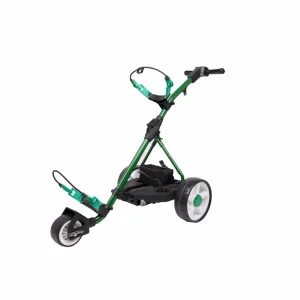 Classic Model Handle-Controlled Electric Golf Bag Trolley New Hunter Green Coating