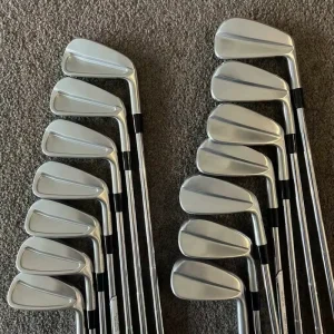 Clearance Golf Iron Set Forged Carbon Steel High Launch Irons with Steel Shaft for Right Handed Golfers Driving Range