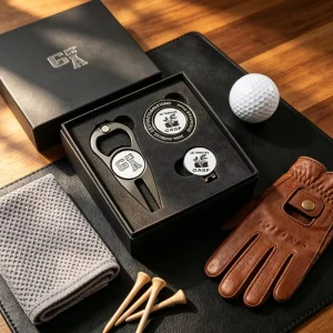 Cnc Machined Custom Ready To Ship Ziny Alloy Golf Plastic Divot Tool Ball Marker Hammered Edge Bottle Opern