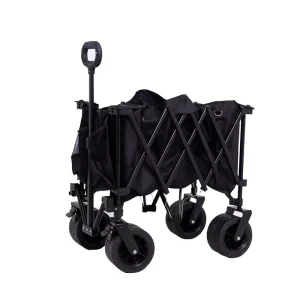Collapsible Utility Camping Folding Portable Garden Wagon Golf Cart Heavy Duty Beach Tailgate Wagon Trolley