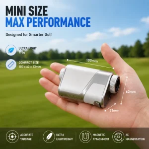 Color Display Mini UV Detection Slope Compensation Flag Lock Vibration High Precision Leather Golf Rangefinder