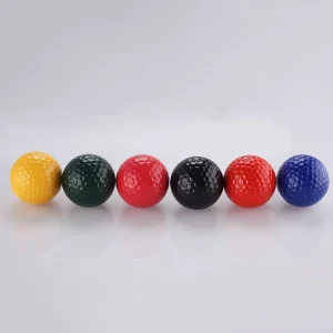 Colored Training Ball 2 Layer Surlyn Ball for Mini Golf Range Ball