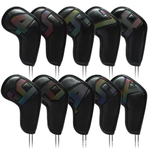 Colorful Digital Gradient Golf Club Head Covers